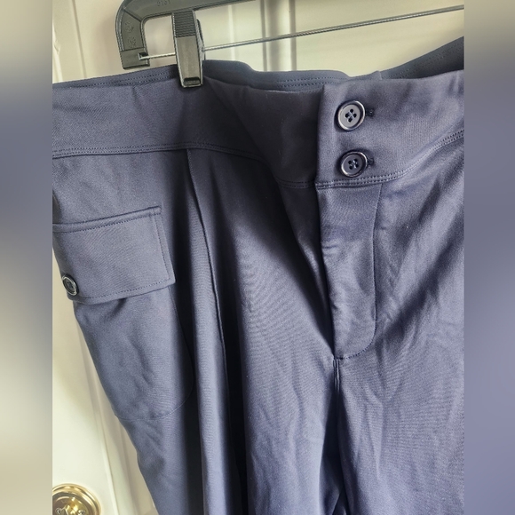 NWOT Navy Halara 3x Dress Butter Soft Pants With Side Pockets - Picture 7 of 8